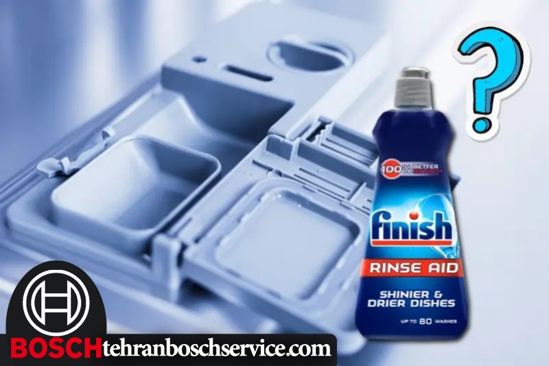 طرز صحیح ریختن rinse aid در ماشین ظرفشویی 